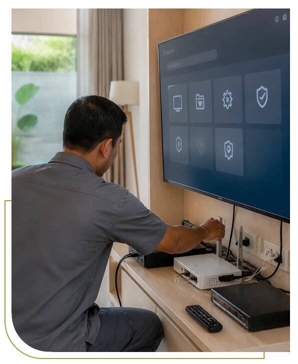 Подключение телевидения на Пхукете для клиентов из Дубны